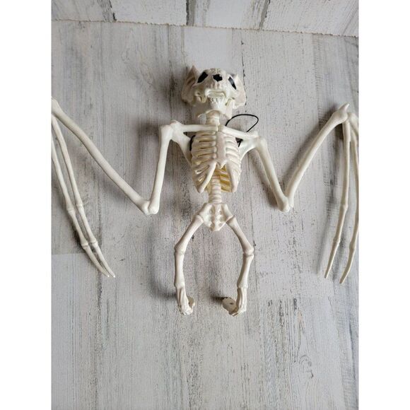 Crazy bonez hanging large skeleton bat Halloween prop decor - Picture 2 of 10